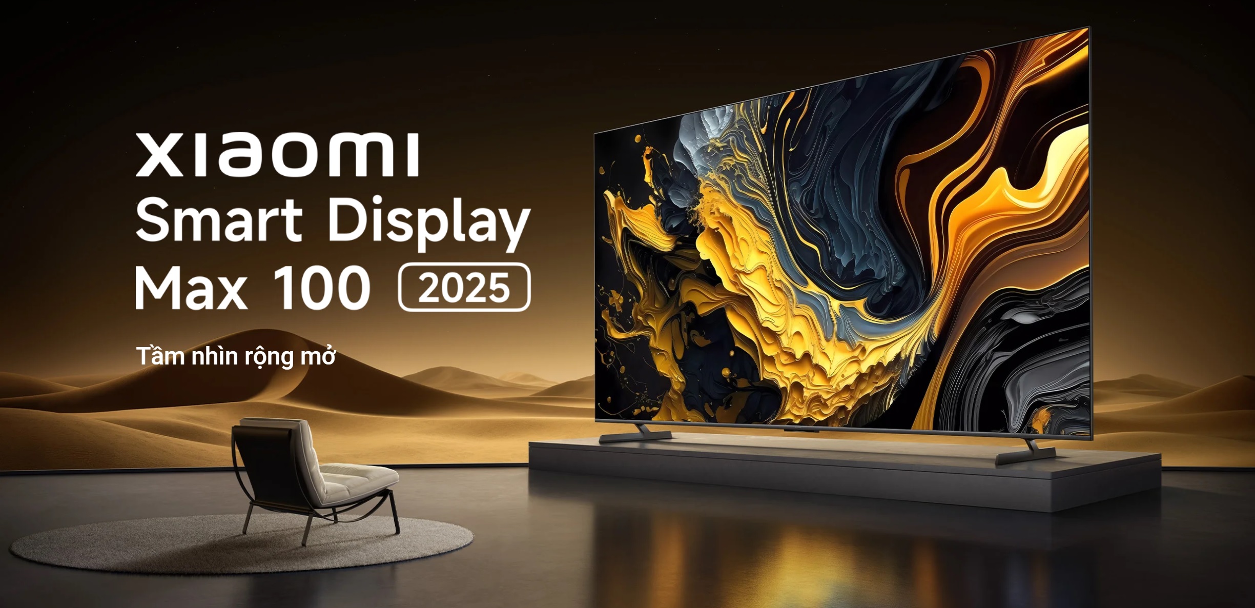 Tivi Xiaomi 100 inch Smart Display Max 100 4K QLED 2025 – Bản Quốc Tế